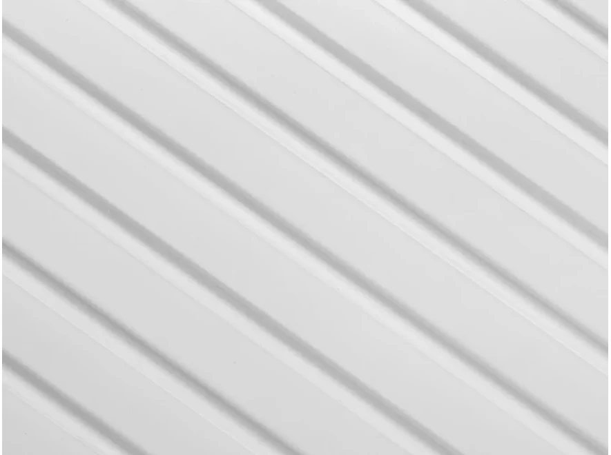 Białe Lamele 3D – Panele Ścienne Dekoracyjne MardomDecor – L0201 10