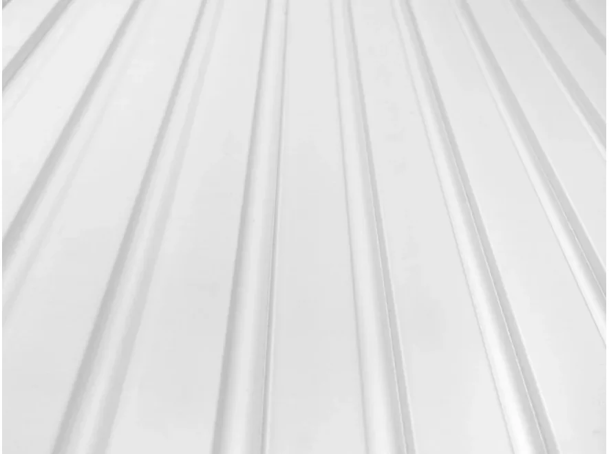 Białe Lamele 3D – Panele Ścienne Dekoracyjne MardomDecor – L0201 11