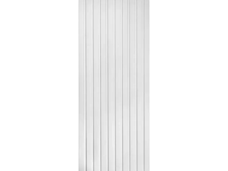 Białe Lamele 3D - Panele Ścienne Dekoracyjne MardomDecor - L0201 11