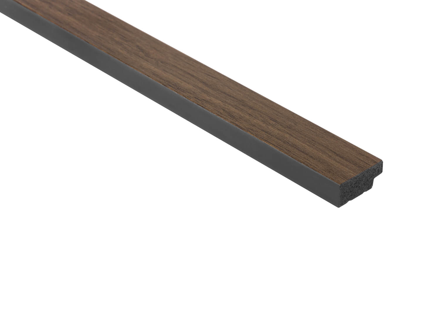 Left end of lamella Dark Oak L0204L - Mardom Decor