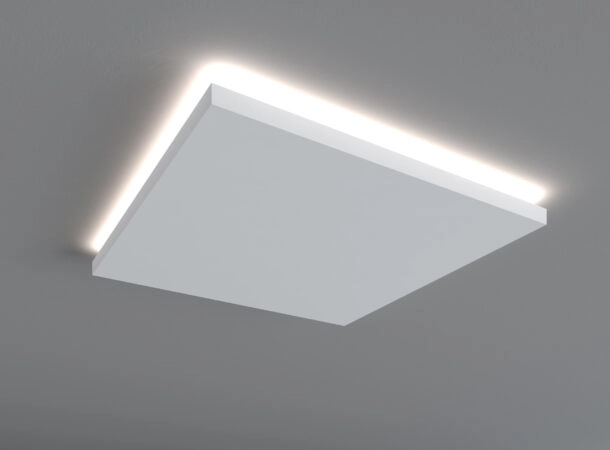 Rozeta z oświetleniemm LED projketu Tomka Rygalika QR005 Mardom Decor