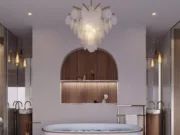 Lamele drewniane aranżacje Lamele w łazieńce